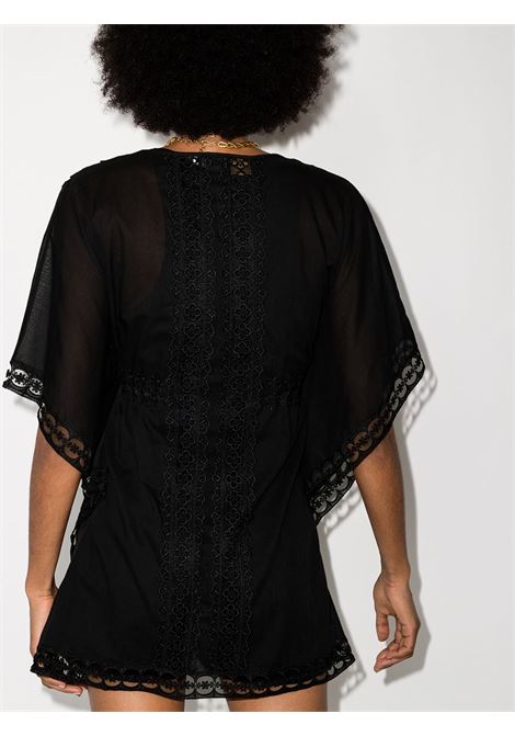 Copricostume con ricami kayla in nero Charo Ruiz Ibiza - donna CHARO RUIZ IBIZA 1989 | 201207BLK
